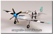 Масштабная модель в сборе и окраске Самолёт P-51D 3FS, 1:72 Easy Model - фото