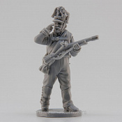 Сборная миниатюра из смолы Унтер офицер егерской роты 28 мм, Аванпост - фото