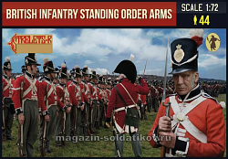 Солдатики из пластика British Infantry Standing Order Arms, (1/72) Strelets (201) (201)