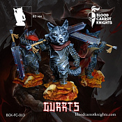 Сборная фигура из смолы Гатс (70 мм) Blood Carrot Knights - фото