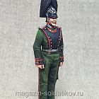 Миниатюра из олова Обер-офицер лейб-гвардии сапёрного батальона, 1851 г., 54 мм, Студия Большой полк (ИЛ2702.12.02.54) (ИЛ2702.12.02.54)