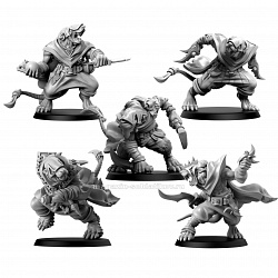5x Deadly runners, 28 mm Punga miniatures