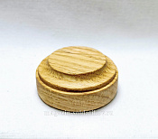 Подставки для фигур и диорам Подставка из дуба круглая d= 40 мм, Магазин Солдатики - фото