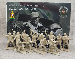 Солдатики из пластика Набор солдатиков №47 «Армия Египта (бежевый, 12 шт)» 1/32 Инженеръ Басевичъ