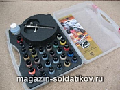 Набор Аэрографический Model Air (29цв.) + аэрограф Vallejo - фото