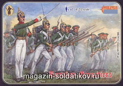 Солдатики из пластика Русские гренадеры . Крымская война (1/72) Strelets (039) (039)