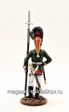 Миниатюра из олова Унтер-офицер Лейб-гвардии Преображенского полка. 1802-06 гг., Студия Большой полк - фото