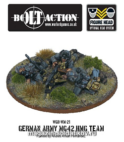 Сборные фигуры из металла Немецкая Команда Пулеметчиков MG42 BLI Warlord (WGB-LHR-03 (WGB-WM-21)) (WGB-LHR-03 (WGB-WM-21) )