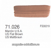 71026 Американский коричневый ,  Vallejo