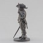Сборная миниатюра из смолы Офицер с пистолетом, 28 мм, Аванпост
