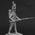 Сборная миниатюра из смолы Рядовой элитных рот драгунских полков, Франция 1804-07, 54 мм, Chronos miniatures (CHM-54188(M)) (CHM-54188(M))