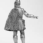 Миниатюра из олова 234 РТ Греческий офицер в бурке, 54 мм, Ратник