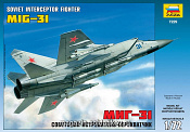 Сборная модель из пластика Самолет «МиГ-31» (1/72) Звезда - фото