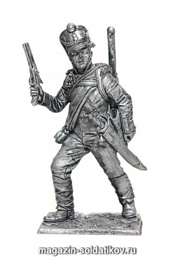 Миниатюра из металла 245. Рядовой пионерного полка, Росиия, 1809-1812 гг. EK Castings