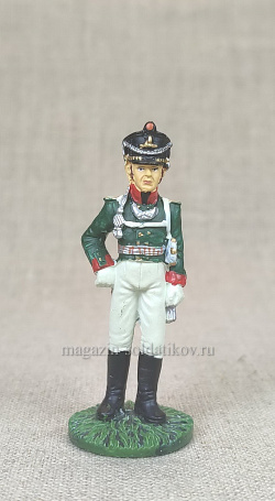 №21 - Обер-офицер Московского пехотного полка в парадной форме, 1812 г.