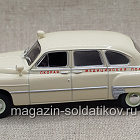 ГАЗ12Б (ЗИМ) Скорая медицинская помощь 1/43 Автомобиль на сужбе №1 (QGM-115) (QGM-115)
