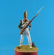 Сборная фигура из смолы Гренадер Павловского гренадерского полка, Россия 1812-13, 54 мм, Chronos miniatures - фото