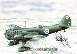 Сборная модель из пластика Легкий бомбардировщик Бленхейм Mk.I (1/72) Восточный экспресс