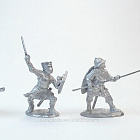 Сборные фигуры из металла Средние века, набор №8 (3 фигуры) 28 мм, Figures from Leon