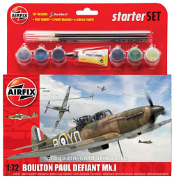 Сборная модель из пластика А Самолет Boulton Paul Defiant Mk.I (1:72) Airfix (55213) (55213)