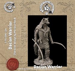 Сборная миниатюра из смолы Dacian Warrior, 75 mm (1:24) Medieval Forge Miniatures