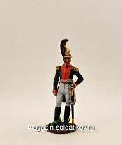 ИЛ0613.12.02.54 Полковник Лейб-гвардии драгунского полка. 1810-15 год Россия, Студия Большой полк