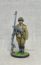 Наводчик ПТРД младший сержант пехоты РККА, 1943-45 гг, Красный фронт, 54 мм - фото