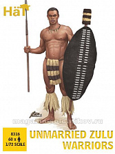 Солдатики из пластика Unmarried Zulu Warriors (1:72) Hat - фото