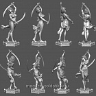 Сборная миниатюра из смолы Миры Фэнтэзи: Принцесса Аграбы, 54 мм, Chronos miniatures (CHM-54369) (CHM-54369)