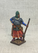 Миниатюра из олова Пищальник Ивана Грозного, 54 мм, Смутное время, Студия Большой полк - фото