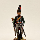 Миниатюра из олова Рядовой шевальжерского полка полка Гессен-Дармштадт, 54 мм, Студия Большой полк