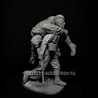 Сборная миниатюра из смолы Спасение бойца РККА, 75 мм, TRILOKA MINIATURES (TLK-75-023) (TLK-75-023)