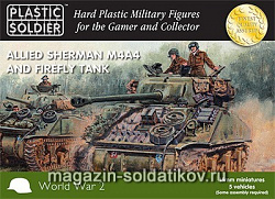 Сборные фигуры из пластика W 15mm M4A4/Firefly Sherman