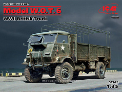 Сборная модель из пластика Model W.O.T. 6, Британский грузовой автомобиль ІІ МВ (1/35) ICM (35507) (35507)