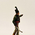 Миниатюра из олова Офицер 95-го стрелкового полка. Великобритания, 1810-15, 54 мм, Студия Большой полк (ИЛ0456.12.04.54) (ИЛ0456.12.04.54)