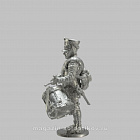 Сборная миниатюра из металла Барабанщик мушкетёрского полка, Россия 1808-1812 гг, 28 мм, Аванпост