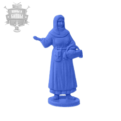 Солдатики из пластика Богатая горожанка (синий), Воины и битвы (CN219_3) (CN219_3)
