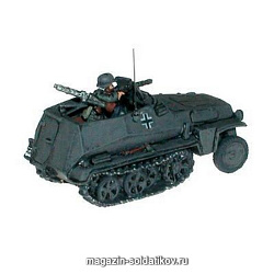 Сборная модель из пластика Sd Kfz 250/1 (early), /10 (3.7cm) (15мм) Flames of War (GE200) (GE200)