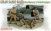 Сборные фигуры из пластика Д Gran Sasso Raid Otto Skorzeny & Fallschirmjager (1/35) Dragon - фото