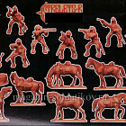 Солдатики из пластика German States' Cuirassiers in Skirmish (1/72) Strelets (268) (268)