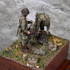 Сборная фигура из смолы SM 3635 Парашютисты США. День Д.1944 год, 1:35, SOGA miniatures (SM-3635) (SM-3635)