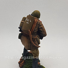 Миниатюра в росписи Огнметчик РККА, 1944 г., 54 мм (НФ0189.14.01.54) (НФ0189.14.01.54)
