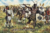 Солдатики из пластика ИТ Набор солдатиков «Зулусы (Зулусские войны)» (1/72) Italeri - фото