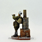 Боец у буржуйки, 54 мм, Студия Большой полк (ИЛ0242.14.01.54) (ИЛ0242.14.01.54)