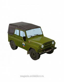 Сборная модель из картона. Масштаб 1/24. УАЗ 31512 (пограничные войска), Умбум (135-01) (135-01)