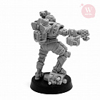 Сборные фигуры из смолы Cyborg 1.0 Brute, 28 мм, Артель авторской миниатюры «W»