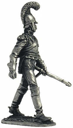 Миниатюра из металла 048. Рядовой карабинерного полка, Франция 1812 г. EK Castings