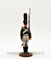 Миниатюра из олова Русский гренадер 1805-07 гг. 54 мм,Студия Большой полк - фото
