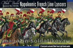 Сборные фигуры из пластика Набор миниатюр Napoleonic French Line Lancers 28 mm Warlord (WGN-FR-13) (WGN-FR-13)