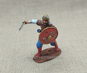 Русский воин с мечом - фото